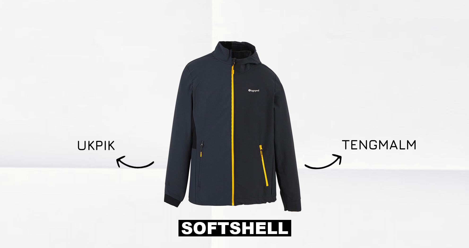 Vêtement softshell outdoor Lagoped