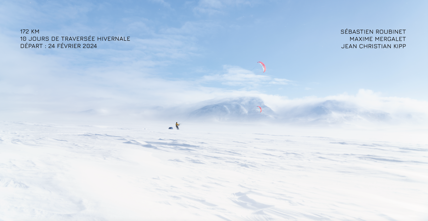 ISLANDE DU NORD AU SUD - EXPÉDITION HIVERNALE EN SKI KITE