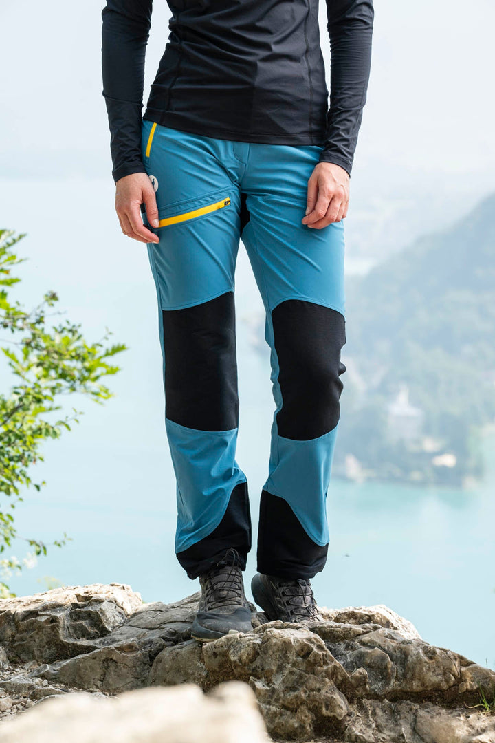 Pantalon Randonnée Femme PTARMIGAN2 - Bleu Sarcelle