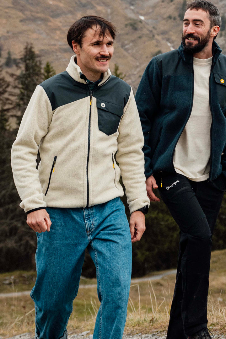 Polaire Montagne Homme RYPA - BeigeGraphite