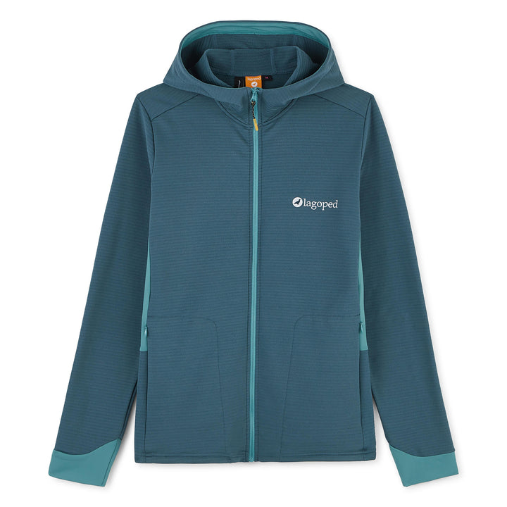 Polaire technique Femme GELINOTTE HOODIE - Bleu Sarcelle