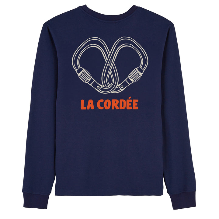 T-shirt manches longues unisexe FALCO CORDEE - Navy